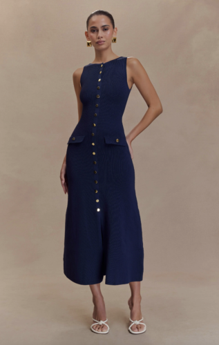 Buttoned maxi dress from meshki